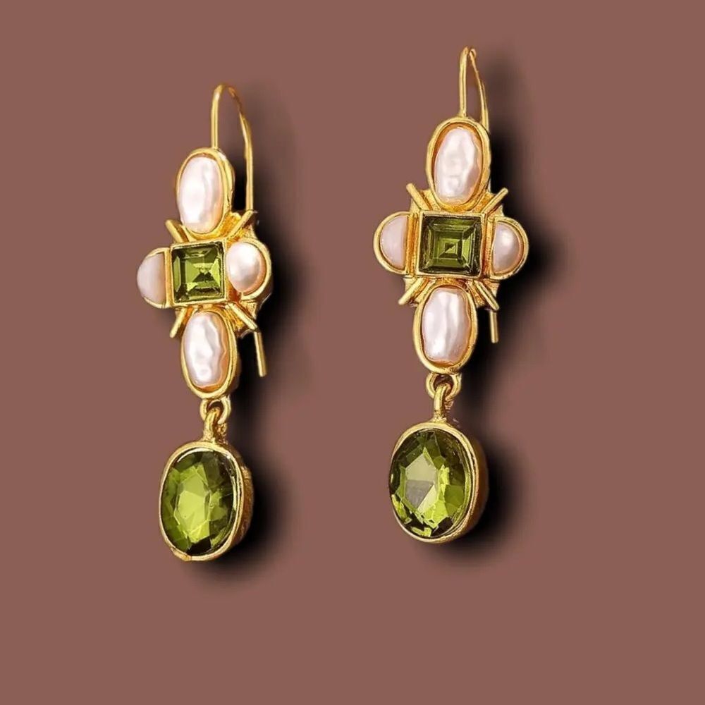 Crystal drop earrings M1008